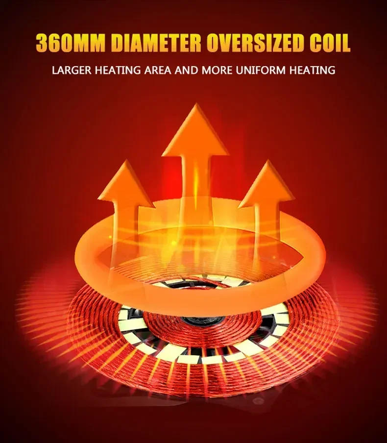 Description Picture 3 of itemCommercial Electromagnetic Frying Stove 6000W French Fries Chicken Chop Oden Fritters Noodle Machine Cooking Appliances