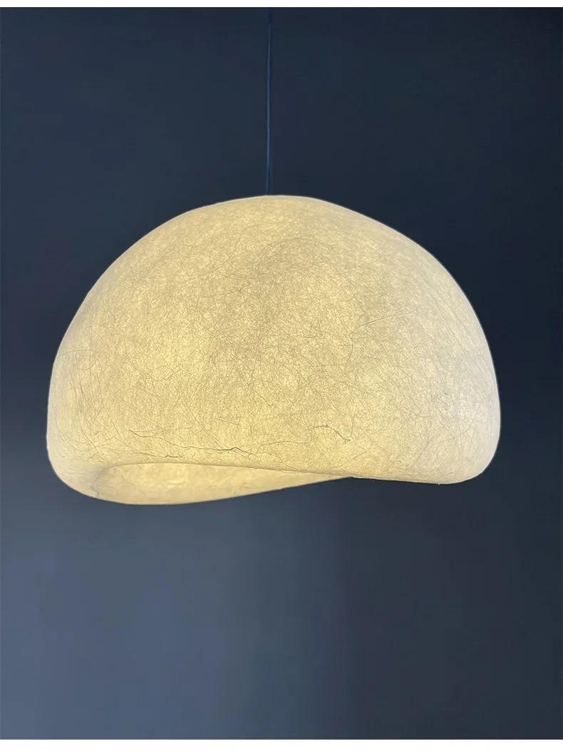 Description Picture 6 of itemNordic Wabi Sabi Silk LED Pendant Chandeliers Light Restaurant Bar Home Decor Loft Bedroom Hanging Suspension Lamp Fixtures