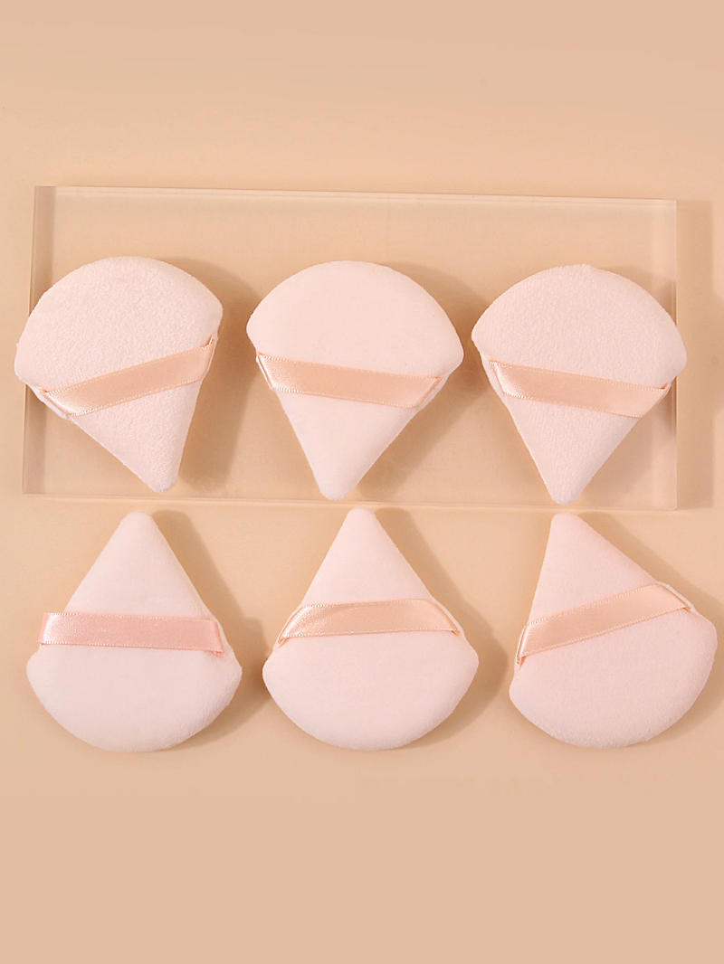 Description Picture 3 of item6PCS super soft water drop powder puff, sponge makeup powder puff, dry and wet dual-purpose dry powder puff,portable beauty tool