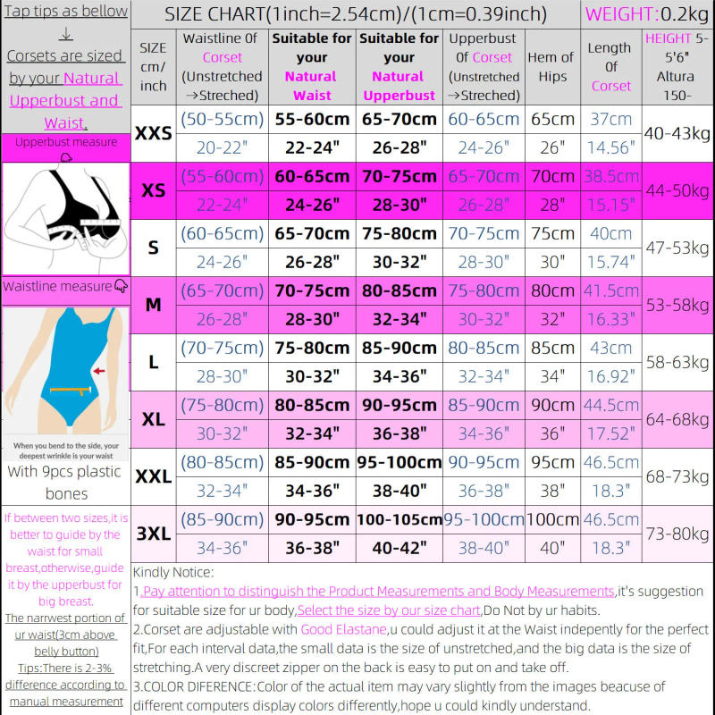 Description Picture 2 of itemWomen Tight Corset Bustier Overbust Quality Mesh Bodices With Zipper Shaping Tops Breathable Elastic Waist Trainer