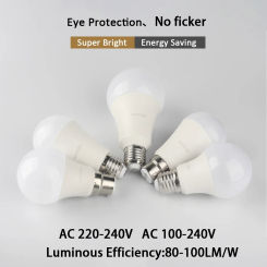 5PCS E27 B22 Base Bombilla Led Bulb Lamps A60 A80 AC220V 230V 110V Light 20W 24W Lamps for Home Derection Living Room Lighting