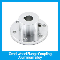 Omni wheel Flange Coupling Aluminum alloy diameter 5 6 8 10mm 12 14 15 16 18 mm keyway coupling