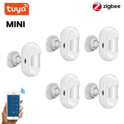 Zigbee 3.0 Tuya Mini Smart Human Body Motion Sensor Movement PIR Transducer Infrared Detector Smart Life Security with Gateway