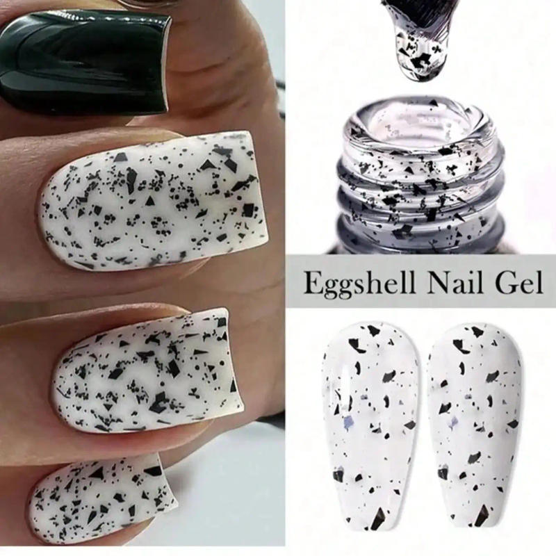Description Picture 3 of item10Ml Eggshell Gel Nail Polish Semi Permanent Varnish Soak Off Uv Gel Nail Art Manicure Top Coat Any Color As Base