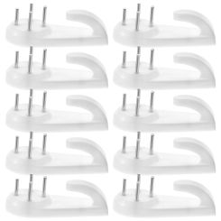 60 Pieces Invisible Nail Hangers Concrete Wall Hooks Hardwall Hanging Without Drilling Photo Frame Non Trace