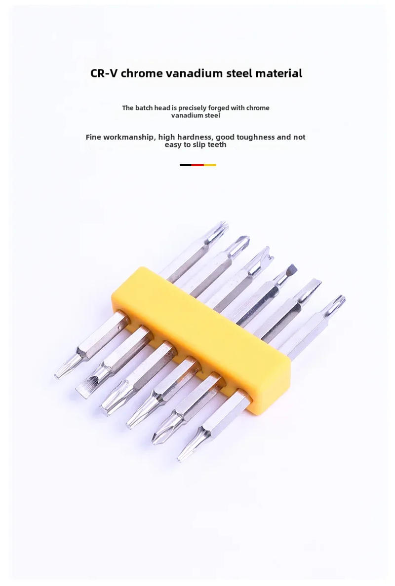Description Picture 4 of item13-in-1 screwdriver set U-shaped plum blossom triangle screwdriver household disassembly and repair multi-function tool preci