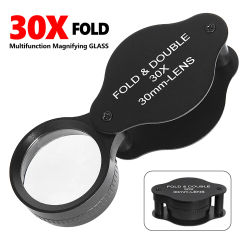 30x Jeweler Magnifying Glass Watchmaker Loupe For Repair Watch Jewelry Magnifier Reading Glasses 30mm Hand Eye Magnifiers