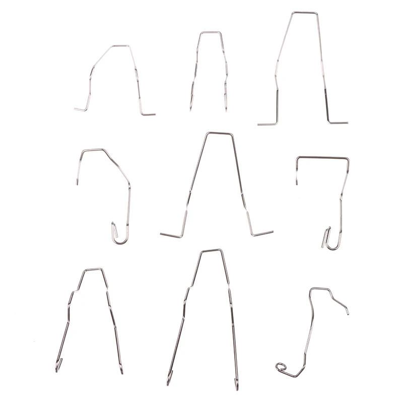 Description Picture 2 of item9Pcs Metal Headlight Bulb Spring Clips Fits For H1 H3 H4 H7 Car Headlamp Light Bulb Retainer Spring Clips Buckles Tools