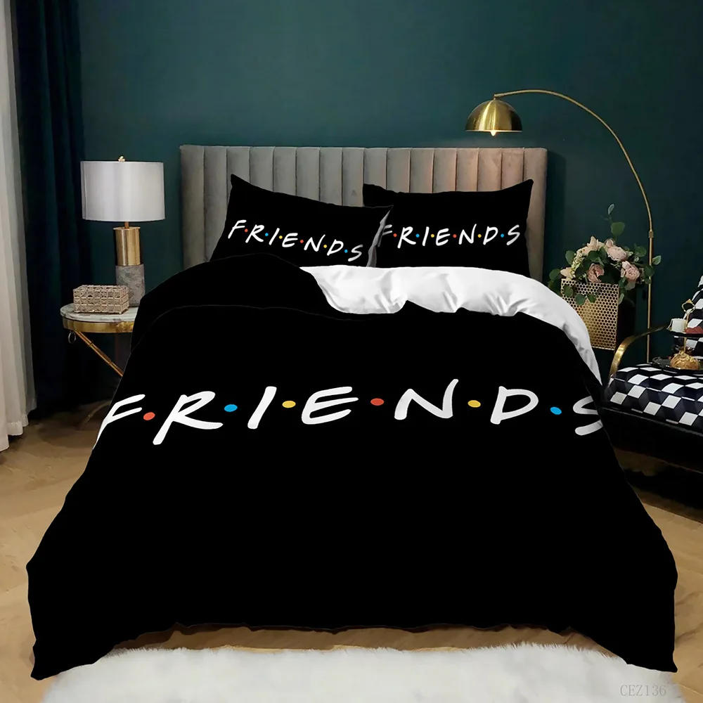 Description Picture 6 of itemFriends Tv Show Style Bedding Set For Bedroom Soft Bedspreads For Bed Linen Comefortable Duvet Cover Quilt And Pillowcase