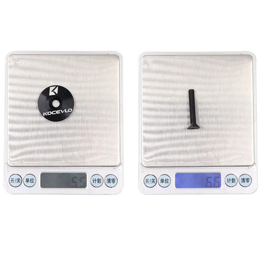 Description Picture 5 of itemKOCEVLO Bicycle Headset top Cap Aluminum Alloy Bike Stem 28.6mm 1 1/8" Steerer Fork Tube Headset Cap Cover