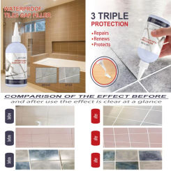 Ceramic Tile Grout Kitchen and Bathroom Mildew-proof Waterproof and Stain-resistant Floor Tile Caulking Wall Tile Grouting Agent