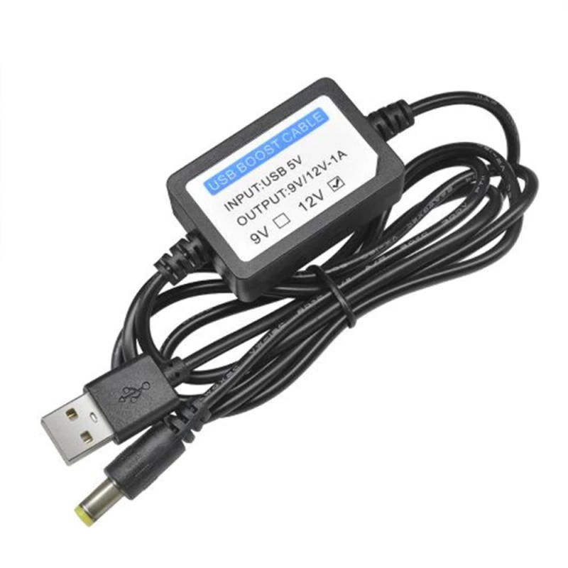 Description Picture 4 of itemDC 5V to DC 9V 12V 1A USB Charge Power Boost Step Up Cable Step UP USB Converter Adapter Wire With Boost Transformer Component