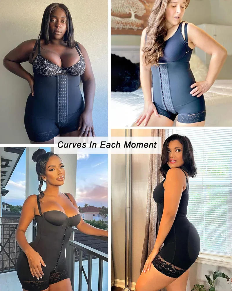 Description Picture 4 of itemAfruliA Full Body Shaper Fajas Colombianas Girdle High Compression Shapewear Slimming Sheath Tummy Control Panties Waist Trainer