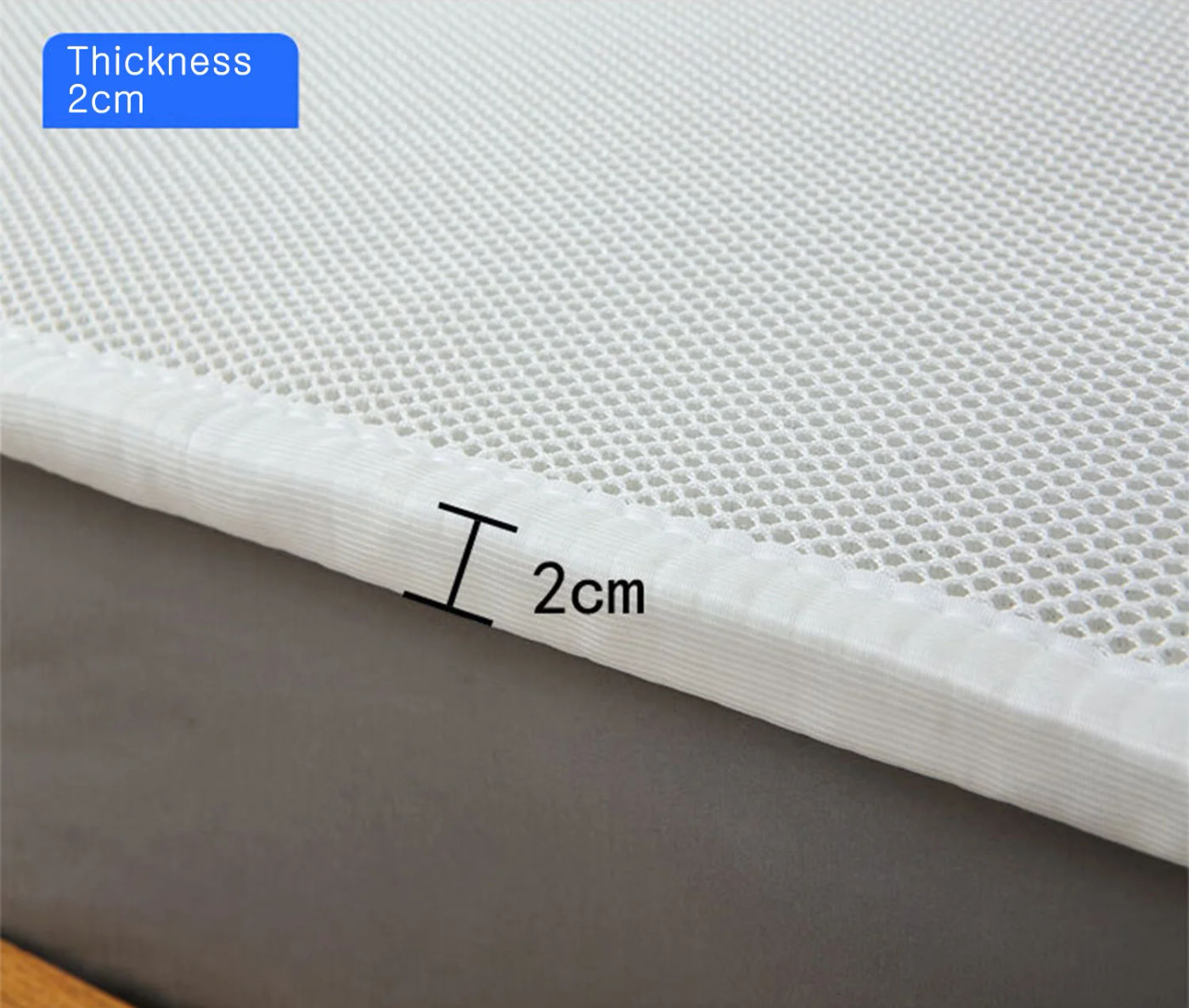 Description Picture 6 of itemBed Mattresses Summer Cool Mat Four Seasons Breathable Mattress 3D Air Mesh Topper Comfortable Mattress Cool Mat Ventilated Desi