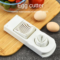 Multifunctional Egg Slicer ABS Slicer Fancy Egg Splitter Egg Slicing Tool Home Use 2-in-1 Egg Slicer Kitchen Gadgets