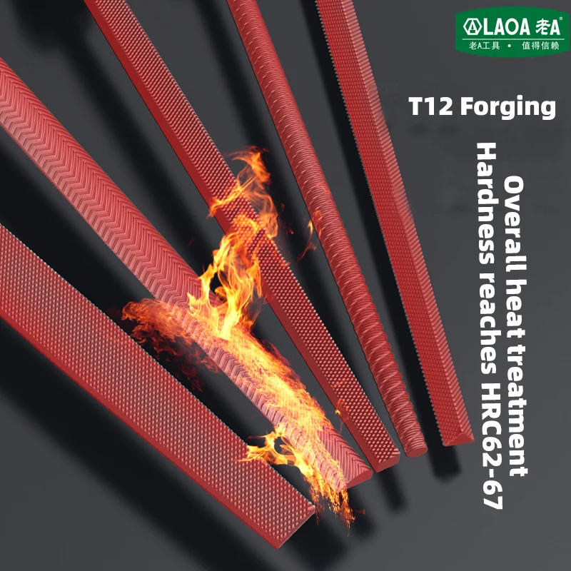 Description Picture 6 of itemLAOA Diamond File Rasper Metal File in Shape Triangle Flat Semicircle Square Milling Tools Carving Tool