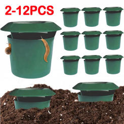 2/4/12pcs Snail Trap Catcher Eco-friendly Animal Pest Repeller Pests Bait Station Tools Garden Farm Protector