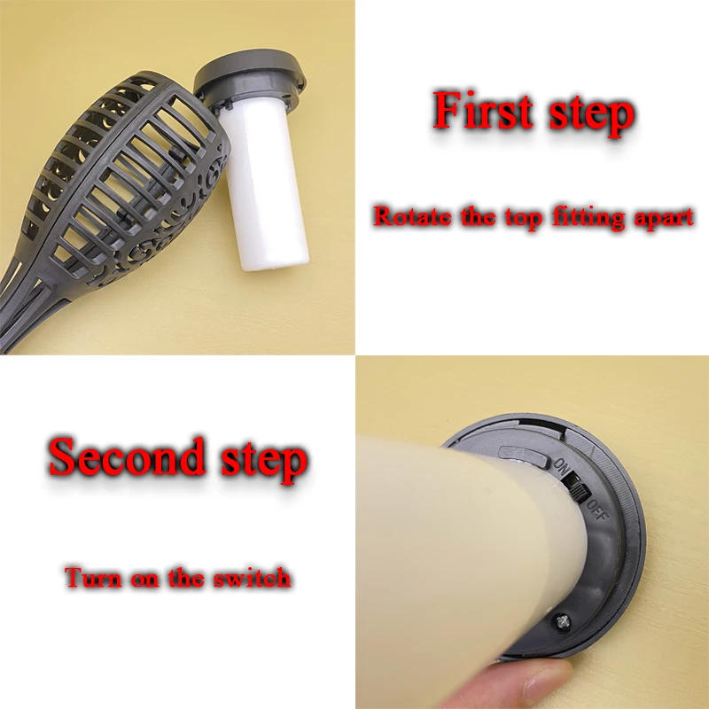 Description Picture 2 of itemNew Water Proof Solar Led Flame Lamp Torch Lamp Outdoor Decorative Landscape Lamp Courtyard Garden Decorative Landscape Lamp Hot