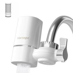 1pc T1 Faucet Water Purifier With 5-level Activated Carbon Filter Can Directly Drink Purified Water With 1 Replacement Cores