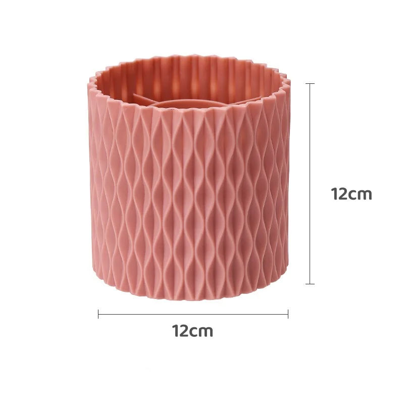 Description Picture 5 of itemDesktop 360Rotating Cosmetic Storage Box Make Up Case Skin Care Products Organizer Case Plastic Makeup Brush Organizer Container