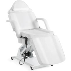 Hand Massage Table Electric Height Adjustable Massage Bed  Facial Bed Lash Bed for Eyelash Extensions Salon Chair (White) MQAM