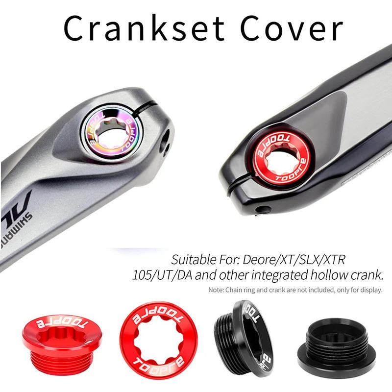 Description Picture 2 of itemM20 Bicycle Bottom Bracket Bolt Aluminum Crank Cover Screw Bike Chainwheel BB Crankset Remover Transfer Tool for XT XTR DEORE