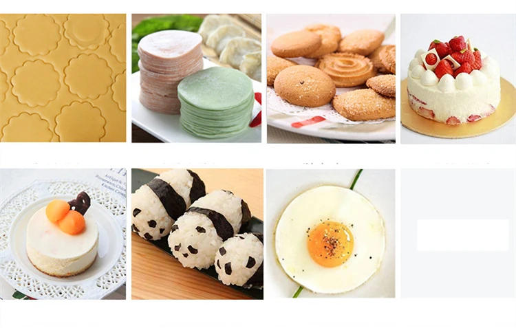 Description Picture 5 of item3pcs/set Stainless Steel Round Dumplings Wrappers Molds Set Cutter Maker Tools Round Cookie Pastry Round Cookie Pastry