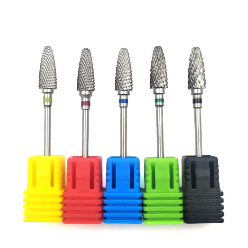Description Picture 2 of itemHYTOOS 5 Size Tungsten Carbide Nail Drill Bit Rotary Manicure Cutters Bits For Manicure Drill Accessories Gel Removal