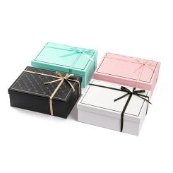 1pc Gift Box With Ribbon Event & Party Supplies Magnet Folding Box Handmade Candy Chocolate Carboard Gift Packaging Bags Wedding