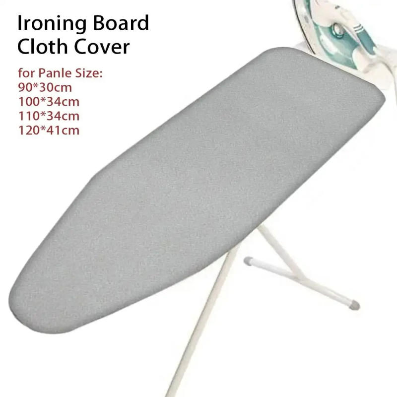 Description Picture 2 of itemIroning Board Cover With Elastic Edge Stain Resistant Scorching Iron Thick Cotton Padding Heat Shield Cover For Ironing Table