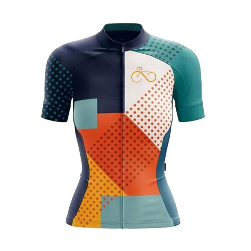 Description Picture 3 of item2025 Fashion Cycling Set Women Cycling Jersey Short Sleeve Bicycle Cycling Clothing Kit Mtb Bike Wear Triathlon Maillot Ciclismo