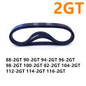 GT2 Closed Loop Timing Belt 2GT-6mm Transmission Belt 88 90 94 96 98 100 102 104 112 114mm Synchronous Belts for 3D Printer