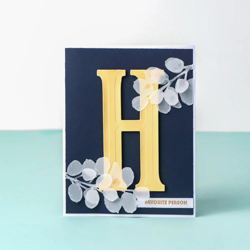 Description Picture 2 of item10cm Big Size Letters 26ABCs Alphabet Set Metal Cutting Dies For DIY Scrapbooking Decoration Card Craft Making Template 2024 New