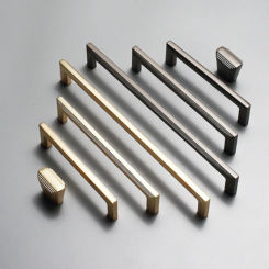 New Chinese Style Wardrobe Door Handle Golden Modern and Simple High-end Cabinet Door Handle Drawer Handle Furniture Hardware