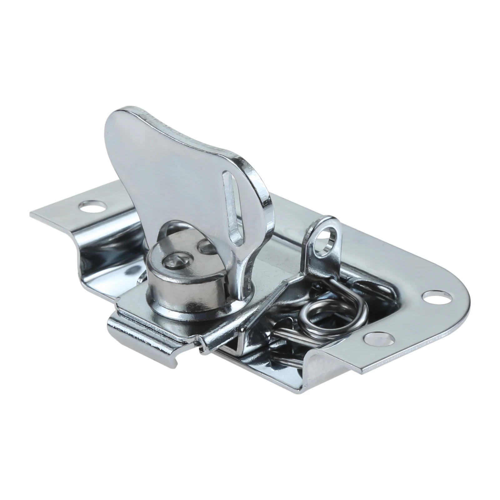 Description Picture 5 of item4 Sets Metal Butterfly Twist Latch Box Buckle Lock for Air Box Flight Box Cabinet Wooden Toolbox Spring Loaded Recessed Buckle