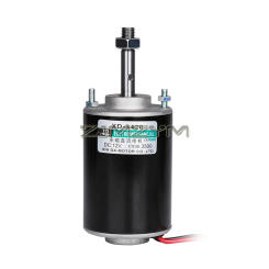 High Speed DC Motor 12V/24V 3500/7000rpm Permanent Magnet Motor Reversible Mini Electric DC Motor 30W 8x38mm Threaded Shaft
