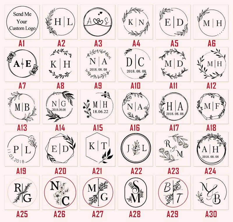 Description Picture 2 of itemCustom Wedding Stamp for Anniversary Gift Personalized Invitation Address Envelope Self Ink Stamp Romantic Newlywed Gift Wrap