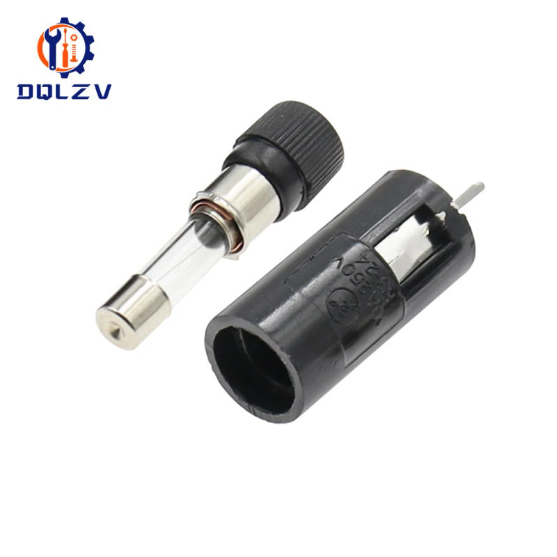 Description Picture 5 of itemR3-24 Panel Mount Chassis Fuse Holder For 5x20mm Glass Fuses 10A 250V 5*20 High Temperature Resistant