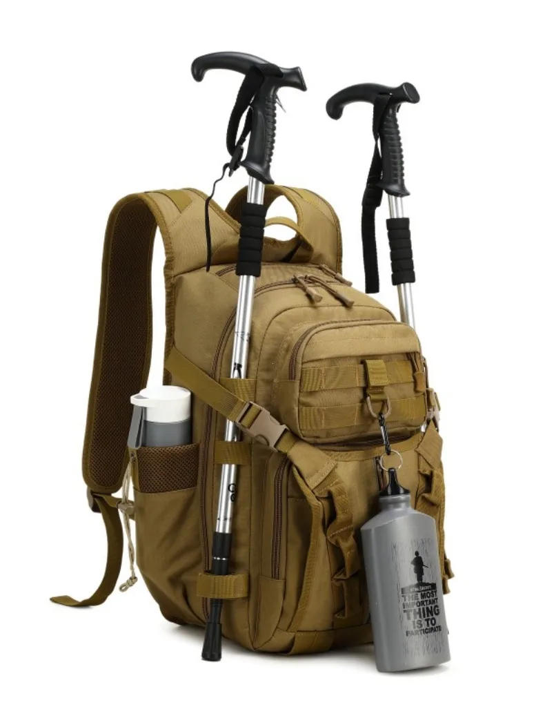 Description Picture 3 of itemMen's fishing lure rod luggage camping mountaineering backpack hunting multi-functional military tactical fishing shoulder bag