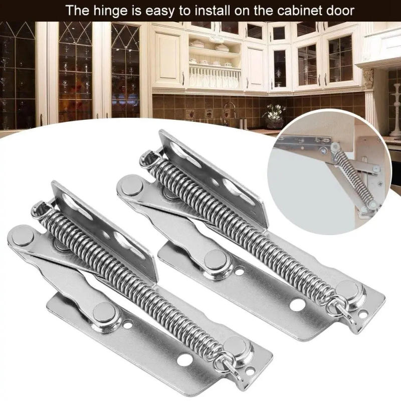 Description Picture 2 of item2Pcs 80 Degree Scissor Hinge Cabinet Upper Flip Door Scissor Hinge Sofa Folding Spring Hinge Lift Up Stay Flap Top Support Tool