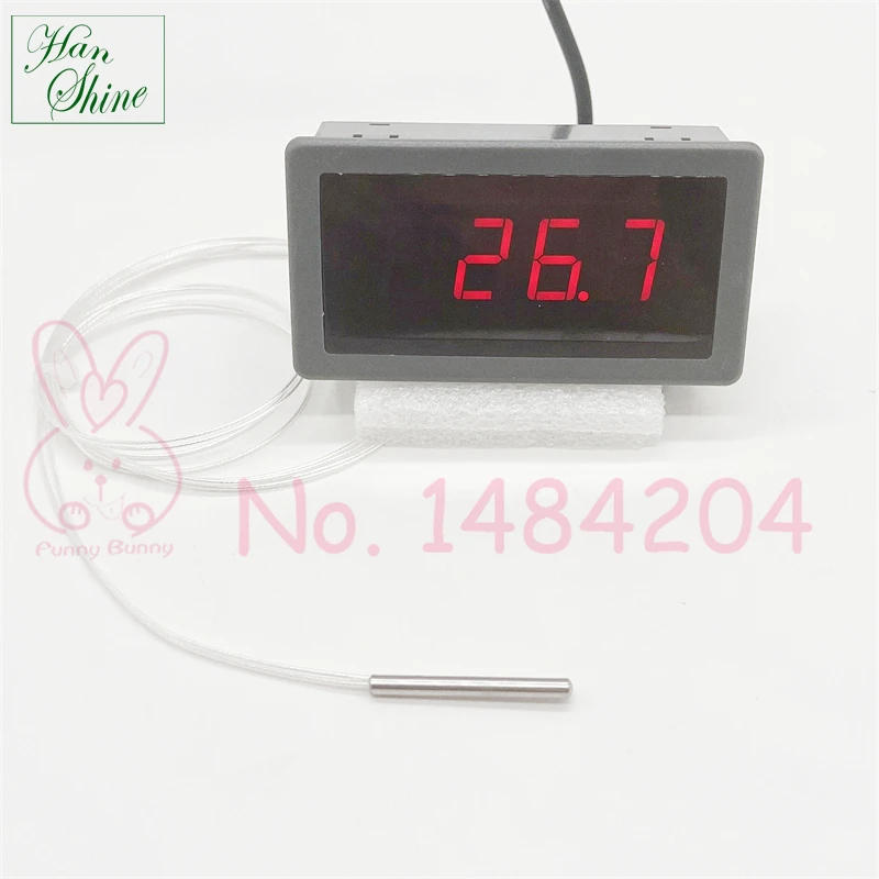 Description Picture 5 of item5 PCS Rtd Pt100 Probe 3mm * 30mm 1m 2m 5m 2 Wire High Temperature Sensor -50~200 °C Platinum Resistance PT 100 Temp Detector