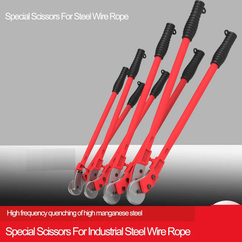 Description Picture 3 of itemIndustrial Grade Special Scissors For Steel Wire Rope Heavy Shear Cable Nippers Pliers Manganese Steel Material High-quality