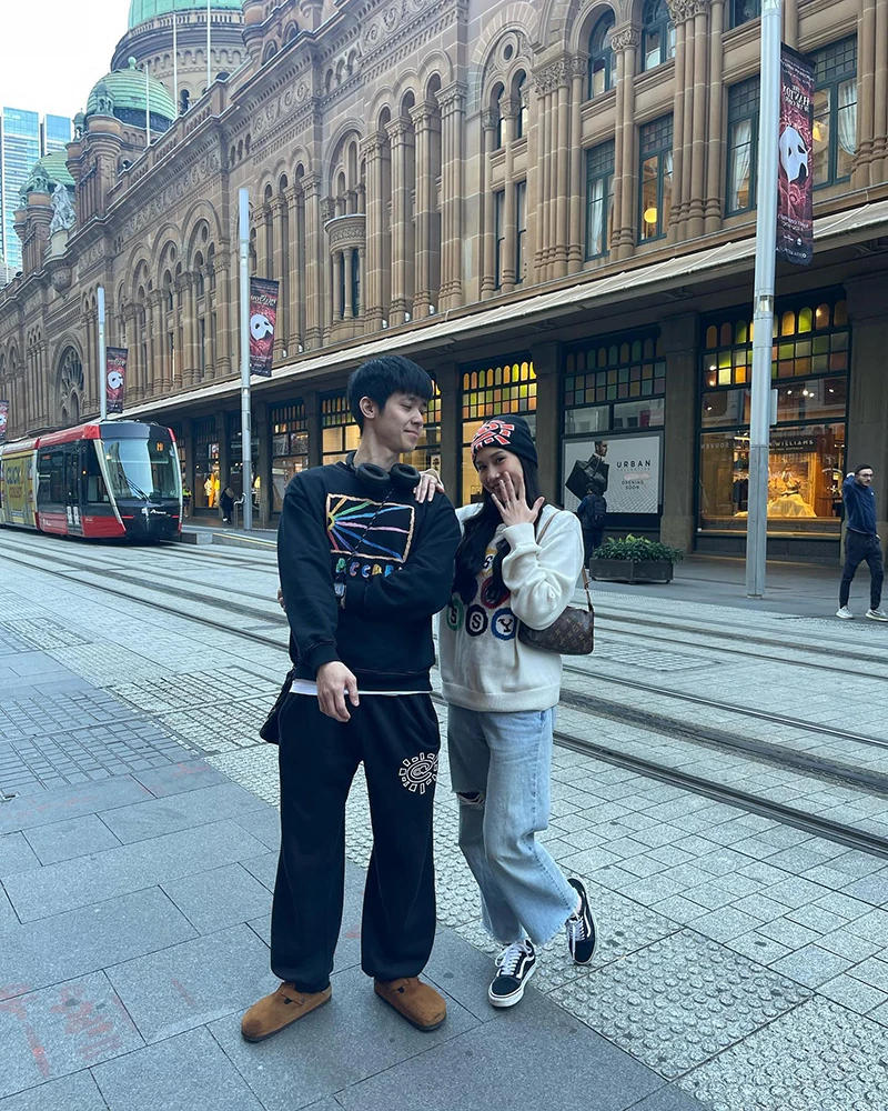 Description Picture 3 of item2024 New ADWYSD Sports Pants Loose and Casual Always Do What You Should Do Brown Men and Women Casual Tight Sports Pants