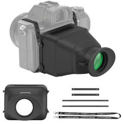 GGS S8 3X Magnetic Camera Optical Viewfinders with Lanyard Fit 3-3.2" LCD for Canon Nikon Cameras Full Screen Shading