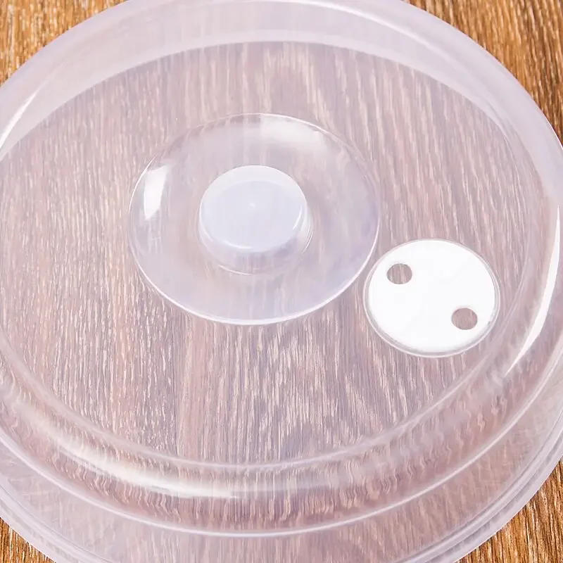 Description Picture 4 of itemTransparent Round Plastic Bowl Lid Refrigerator Microwave Oven Cover Oil Lid Heating Sealing Food Preservation Lid Kitchen Tools