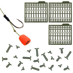 5Pcs Carp Fishing Tackle Hair Rig Boilie Bait Drill Stops Boilie V Stopper Fishing Tools Accessories