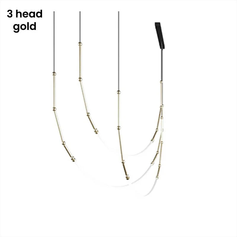 Description Picture 2 of itemNordic Modern  Art Line Led Pendant Lights Hanging Lamp for Dinning Room/Living Room Home Art Decoration Light Fixture