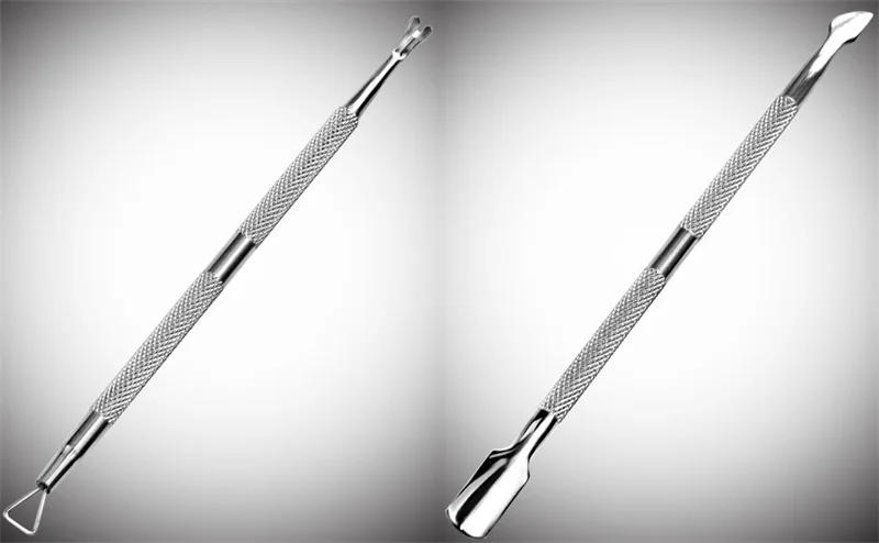 Description Picture 6 of itemManicure Set Tool Cuticle Skin Scissors Steel Push Dead Leather Fork Nail Clipper Cleaning Nails Remover Pusher Pedicure Product