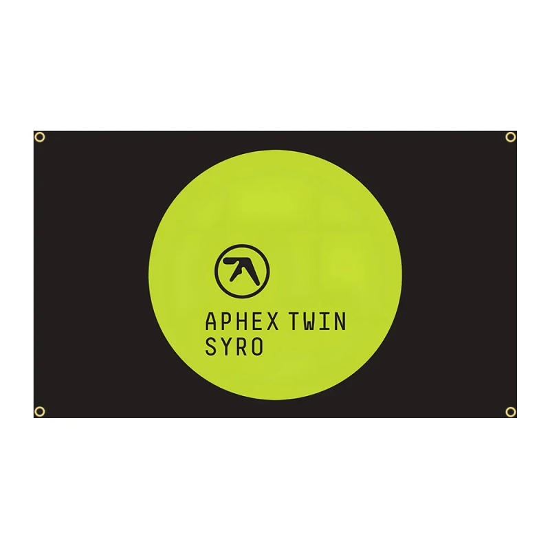 Description Picture 3 of item90x150cm Aphex Twin Richard D James Music Flag Polyester Printed Home or Bedroom Decoration Banner Tapestry