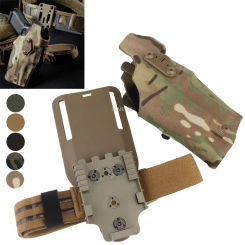 Tactical Holster for Glock 17 Gen4 G19 with X300 X300U Flashlight Quick Locking System Shooting Hunting Pistol Gun Holsters